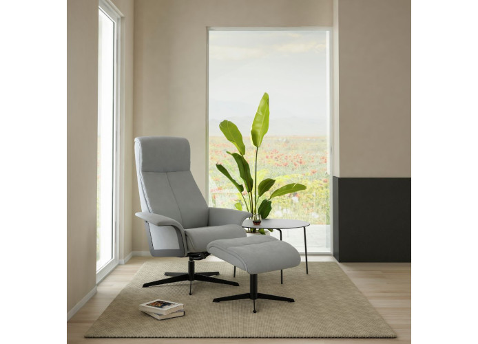 Fauteuil et repose pieds