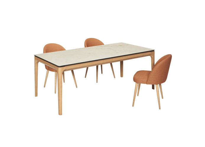Table de salle à manger ELLIPSE TABLE PIED BX/LF